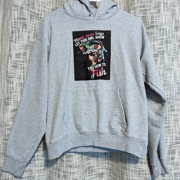Ladies Fishing Hoodie - Picture 1 of 3